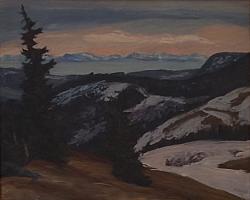 Franz_Eberlin, Schneeschmelze,1927,OelPlatte,38x45